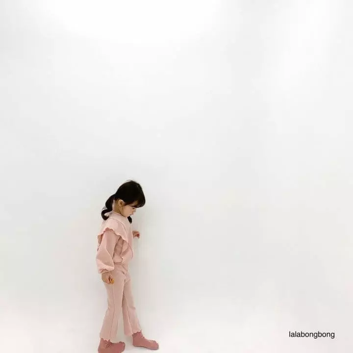 Lalabongbong - Korean Children Fashion - #designkidswear - Caramel Top Bottom Set - 5