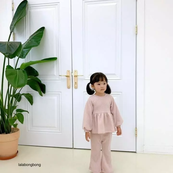 Lalabongbong - Korean Children Fashion - #designkidswear - Awsome Top Bottom Set - 2