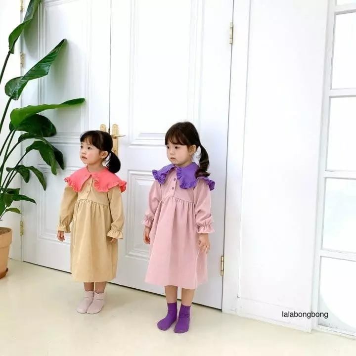 Lalabongbong - Korean Children Fashion - #designkidswear - Rosa Color One-piece - 6