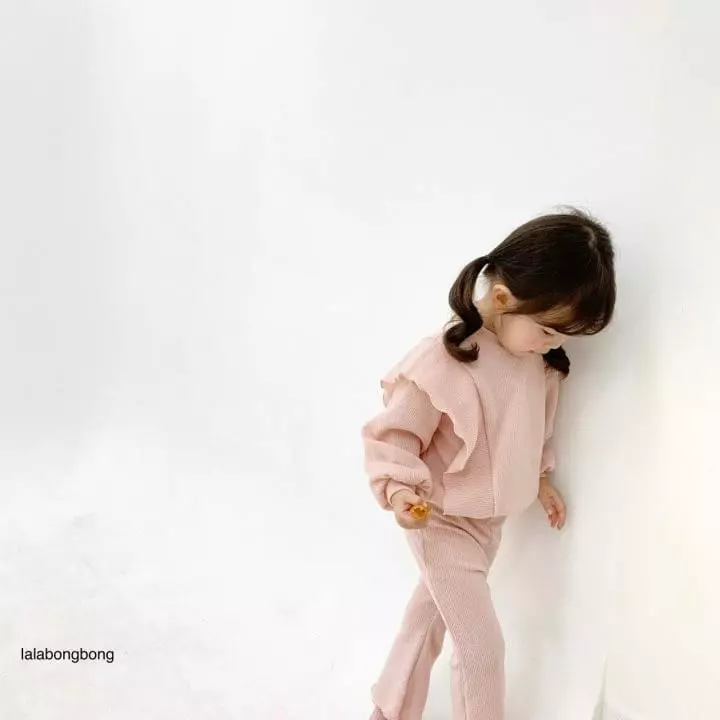 Lalabongbong - Korean Children Fashion - #discoveringself - Caramel Top Bottom Set - 6