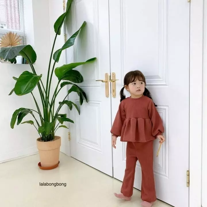 Lalabongbong - Korean Children Fashion - #discoveringself - Awsome Top Bottom Set - 3