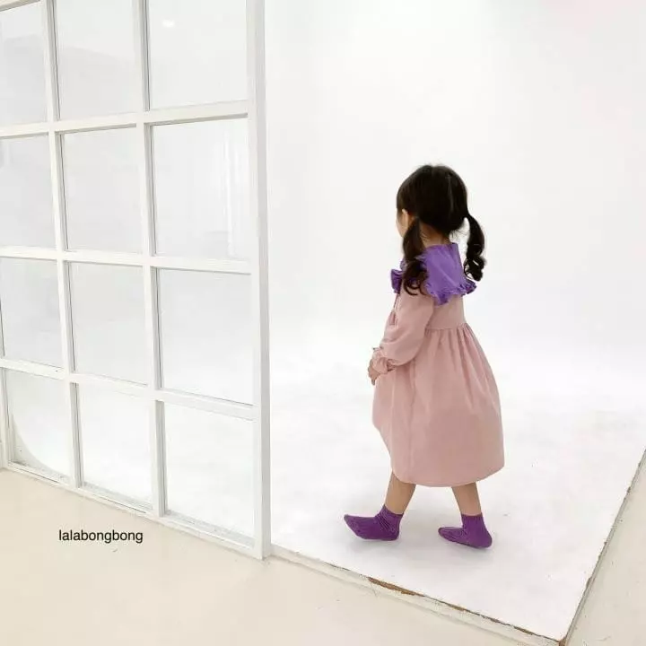 Lalabongbong - Korean Children Fashion - #discoveringself - Rosa Color One-piece - 7