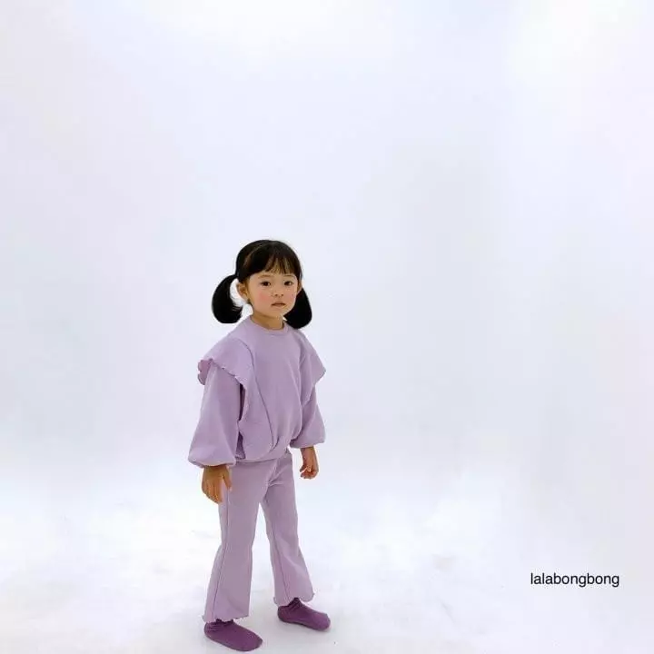 Lalabongbong - Korean Children Fashion - #kidsshorts - Caramel Top Bottom Set - 8