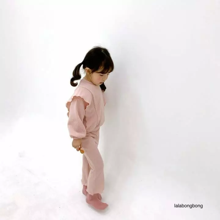 Lalabongbong - Korean Children Fashion - #kidsstore - Caramel Top Bottom Set - 9