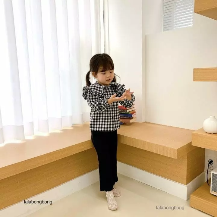Lalabongbong - Korean Children Fashion - #kidsstore - Bonobn Collar Blouse - 2