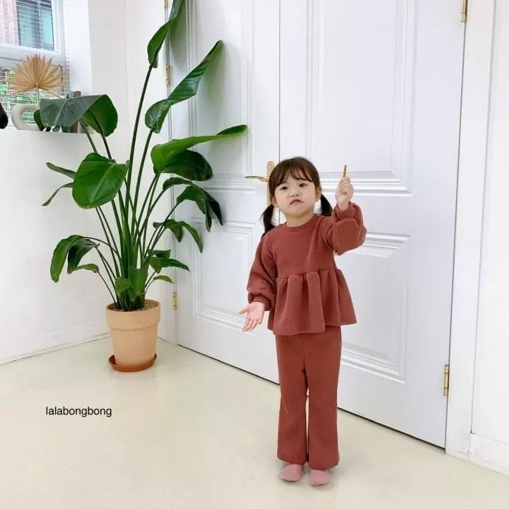 Lalabongbong - Korean Children Fashion - #kidzfashiontrend - Awsome Top Bottom Set - 7