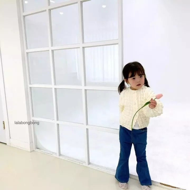 Lalabongbong - Korean Children Fashion - #littlefashionista - Pompom Cardigan - 10