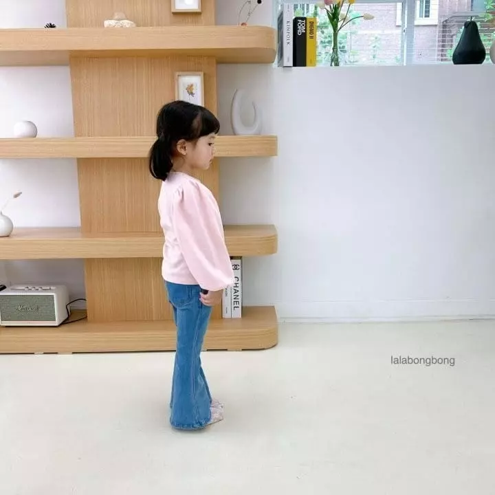Lalabongbong - Korean Children Fashion - #magicofchildhood - Puff Sleeves Tee - 3