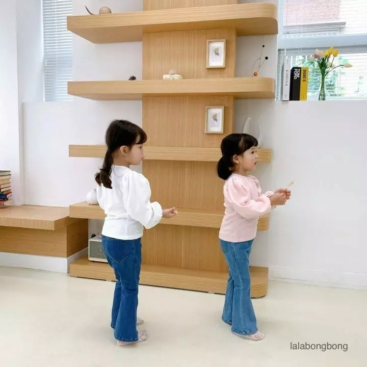 Lalabongbong - Korean Children Fashion - #magicofchildhood - Puff Sleeves Tee - 4