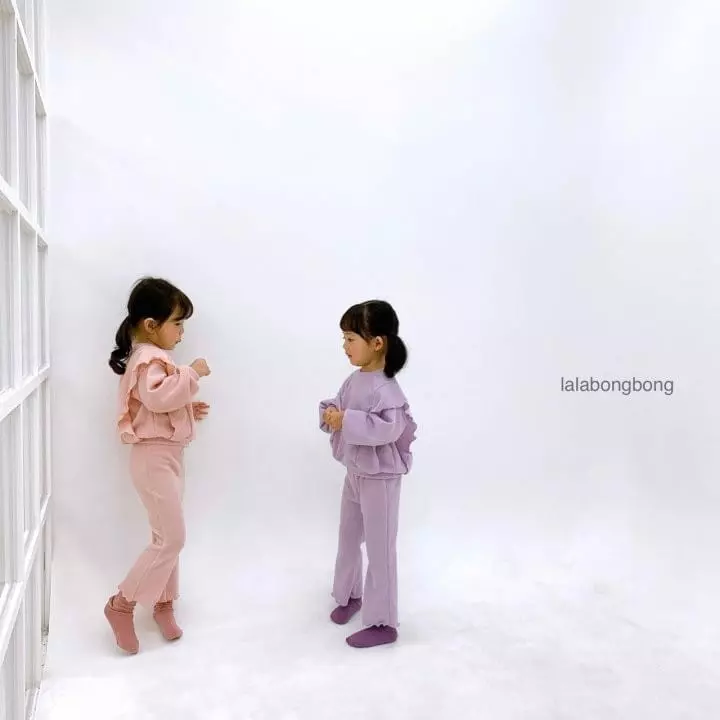 Lalabongbong - Korean Children Fashion - #prettylittlegirls - Caramel Top Bottom Set