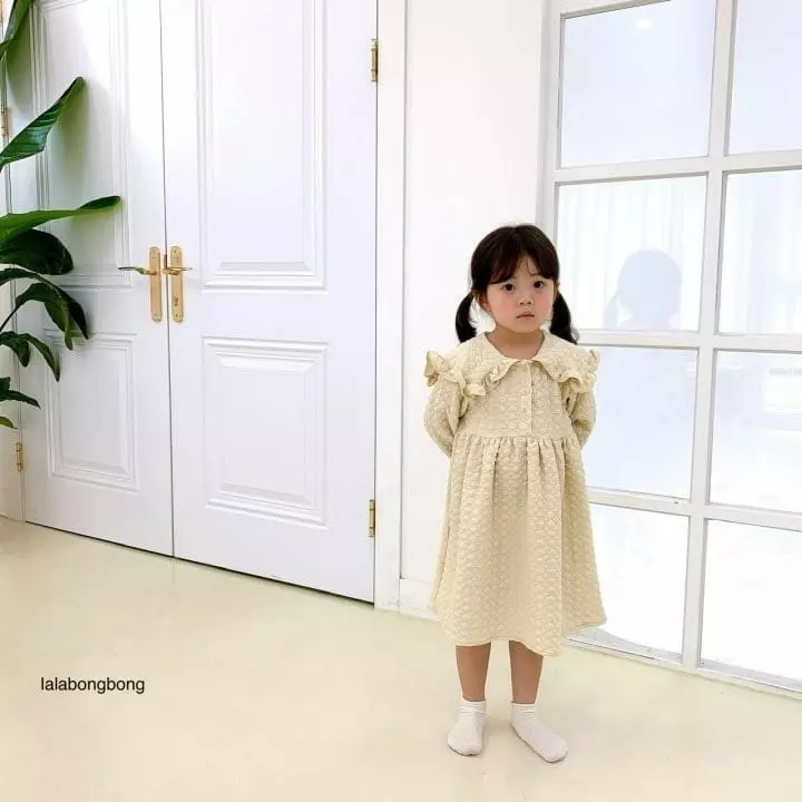 Lalabongbong - Korean Children Fashion - #prettylittlegirls - Milk One-piece - 2