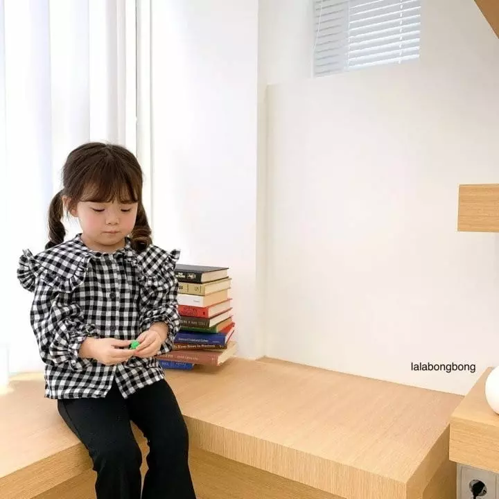 Lalabongbong - Korean Children Fashion - #stylishchildhood - Bonobn Collar Blouse - 11