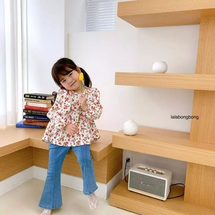 Lalabongbong - Korean Children Fashion - #stylishchildhood - Pintuck Jeans