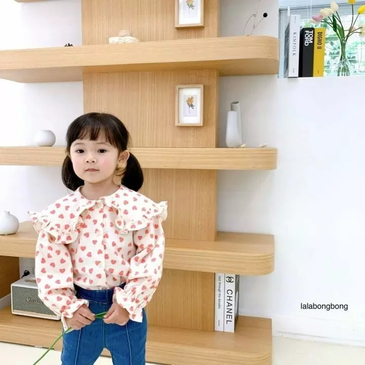 Lalabongbong - Korean Children Fashion - #todddlerfashion - Bonobn Collar Blouse - 9