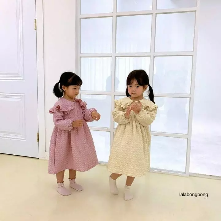 Lalabongbong - Korean Children Fashion - #todddlerfashion - Milk One-piece - 3