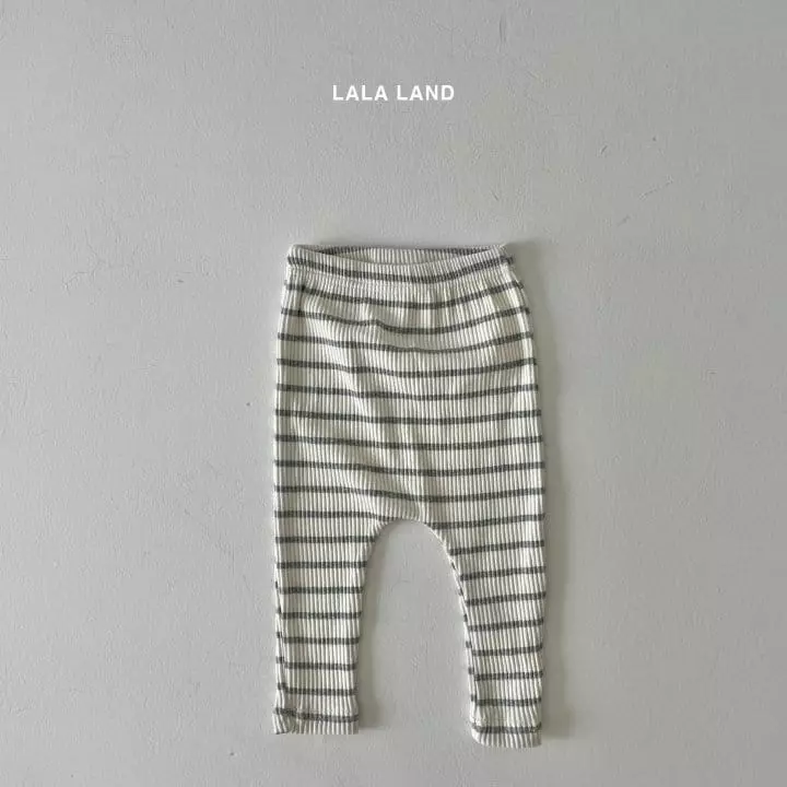 Lalaland - Korean Baby Fashion - #babyboutique - Bebe Stripes Leggings - 12