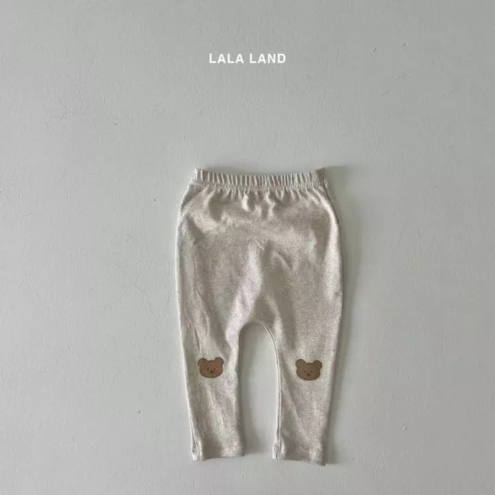 Lalaland - Korean Baby Fashion - #babyboutique - Bebe Knee Bear Leggings - 11