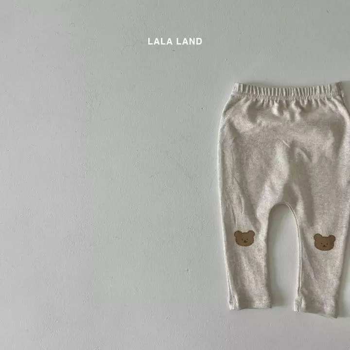 Lalaland - Korean Baby Fashion - #babyboutique - Bebe Knee Bear Leggings - 12