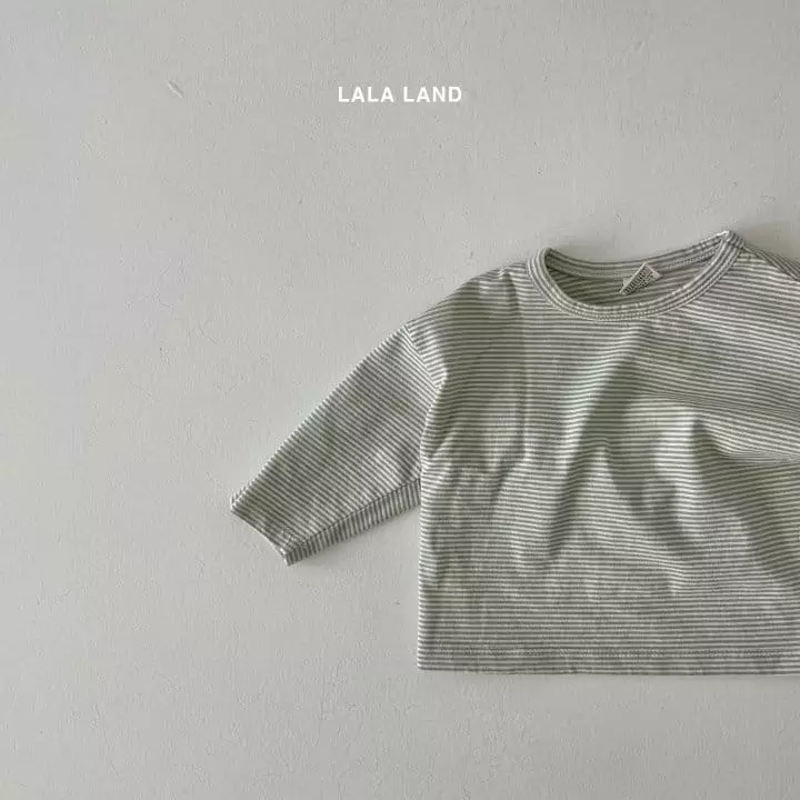 Lalaland - Korean Baby Fashion - #babyboutique - Bebe Small Stripes Tee - 10