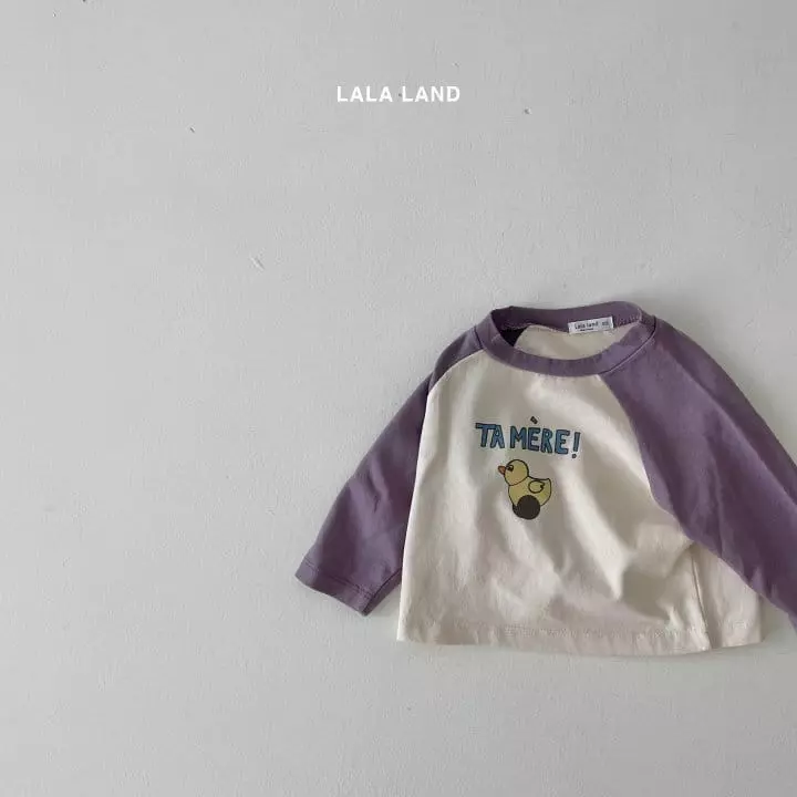 Lalaland - Korean Baby Fashion - #babyboutique - Bebe Duck Raglan Tee - 8