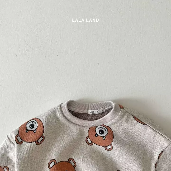 Lalaland - Korean Baby Fashion - #babyboutique - Bebe Bear Jacquard Sweatshirt - 7