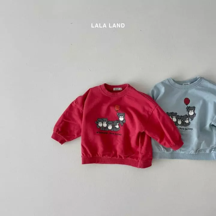 Lalaland - Korean Baby Fashion - #onlinebabyshop - Bebe Balloon Bear Sweatshirt - 4