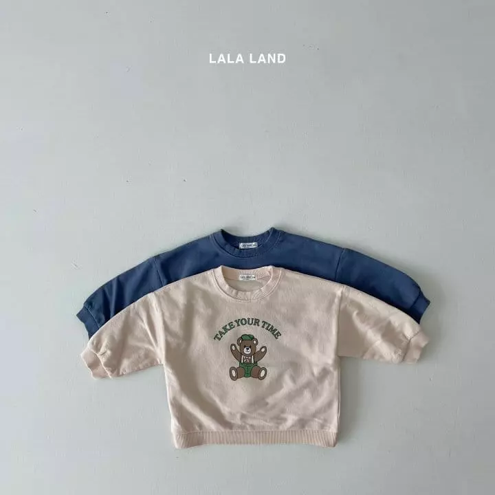Lalaland - Korean Baby Fashion - #babyboutique - Bebe Take Your Time Sweatshirt - 3