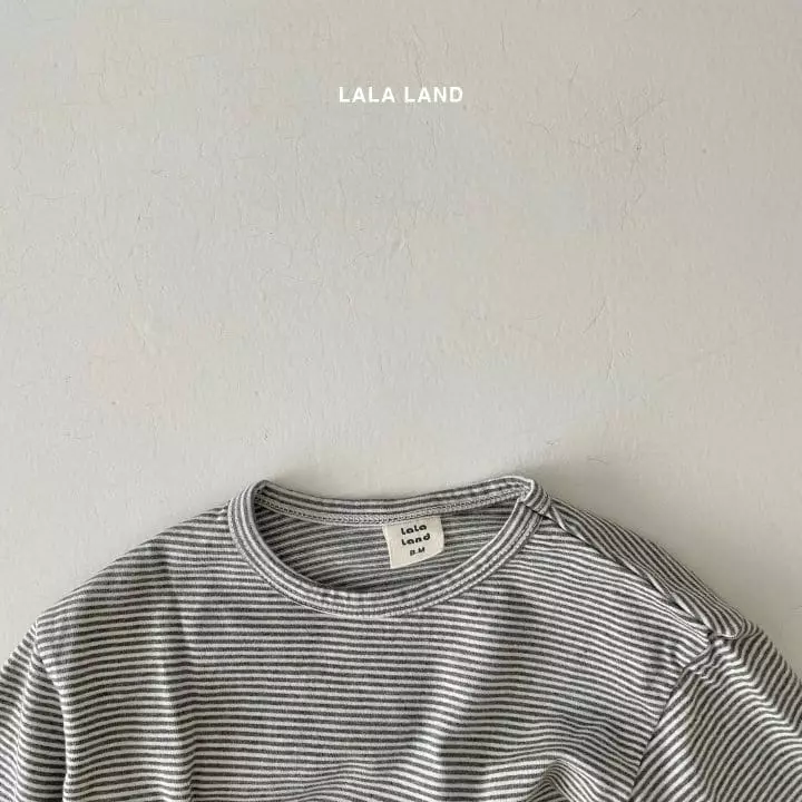 Lalaland - Korean Baby Fashion - #babyboutiqueclothing - Bebe Small Stripes Tee - 11