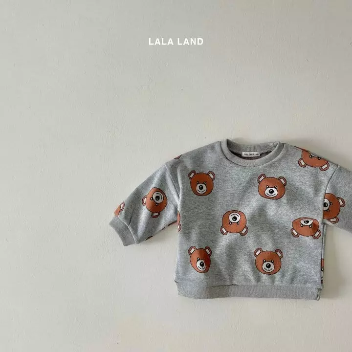 Lalaland - Korean Baby Fashion - #babyclothing - Bebe Bear Jacquard Sweatshirt - 9
