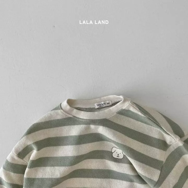 Lalaland - Korean Baby Fashion - #babyfashion - Bebe Puppy Stripes Bodysuit - 8