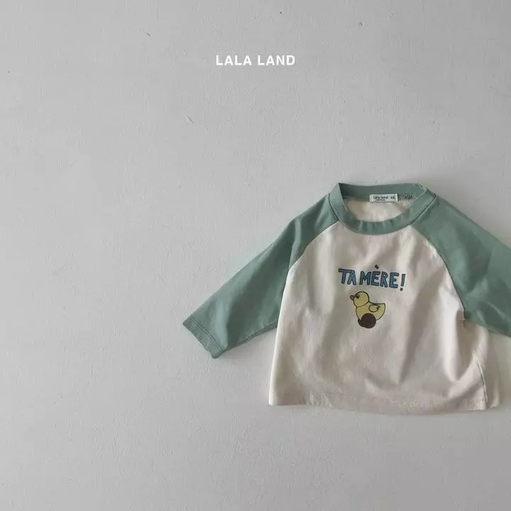 Lalaland - Korean Baby Fashion - #babyfever - Bebe Duck Raglan Tee - 12