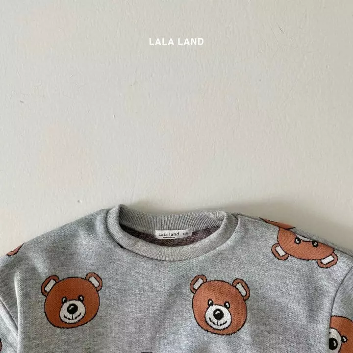 Lalaland - Korean Baby Fashion - #babyfever - Bebe Bear Jacquard Sweatshirt - 11