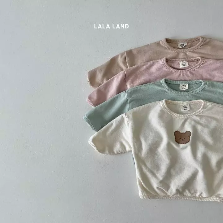 Lalaland - Korean Baby Fashion - #babygirlfashion - Bebe Piping Bear Sweatshirt