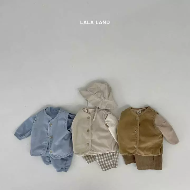 Lalaland - Korean Baby Fashion - #babyfever - Bebe Rib Vest - 4