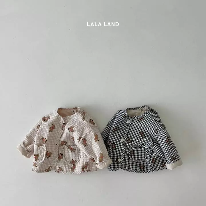 Lalaland - Korean Baby Fashion - #babygirlfashion - Bebe Bear Bonding Jacket - 2
