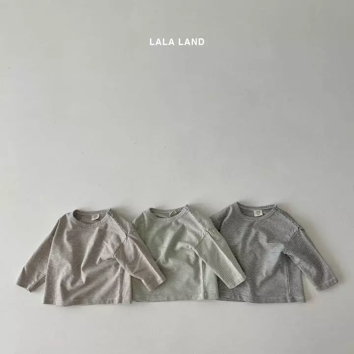 Lalaland - Korean Baby Fashion - #babylifestyle - Bebe Small Stripes Tee