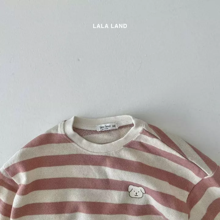 Lalaland - Korean Baby Fashion - #babyoninstagram - Bebe Puppy Stripes Bodysuit - 12