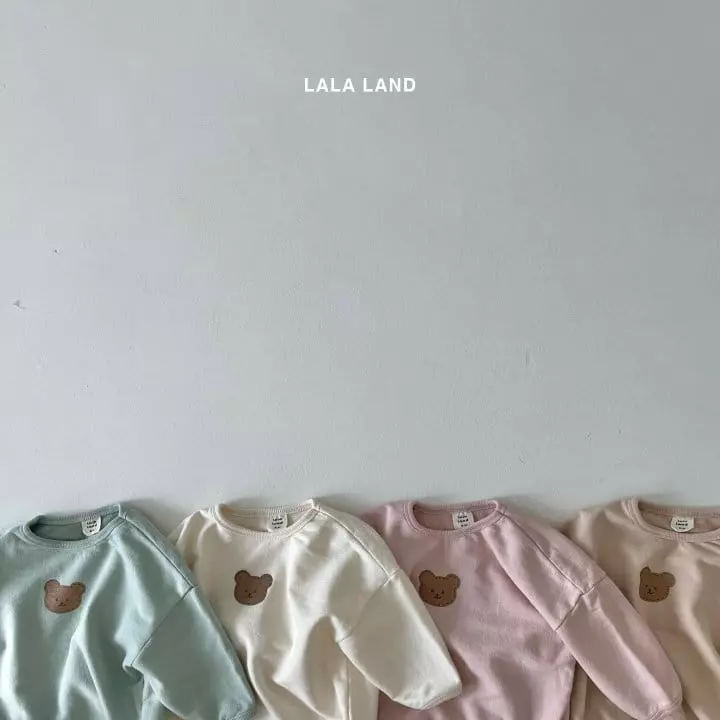 Lalaland - Korean Baby Fashion - #babyoninstagram - Bebe Piping Bear Sweatshirt - 3
