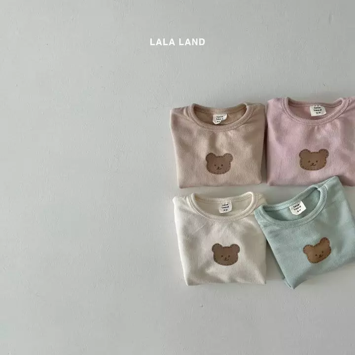 Lalaland - Korean Baby Fashion - #babyoninstagram - Bebe Piping Bear Sweatshirt - 4
