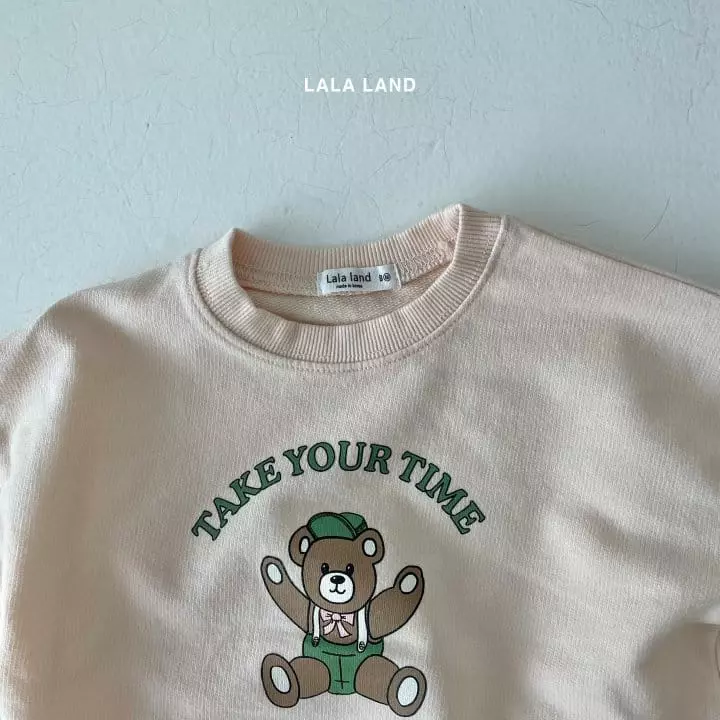 Lalaland - Korean Baby Fashion - #babyootd - Bebe Take Your Time Sweatshirt - 12