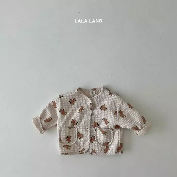 Lalaland - Korean Baby Fashion - #babyootd - Bebe Bear Bonding Jacket - 5