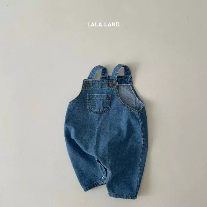 Lalaland - Korean Baby Fashion - #babyoutfit - Bebe Denim Dungarees