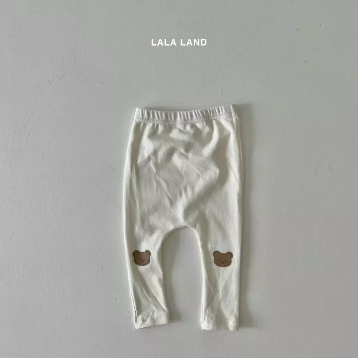 Lalaland - Korean Baby Fashion - #babyoutfit - Bebe Knee Bear Leggings - 7