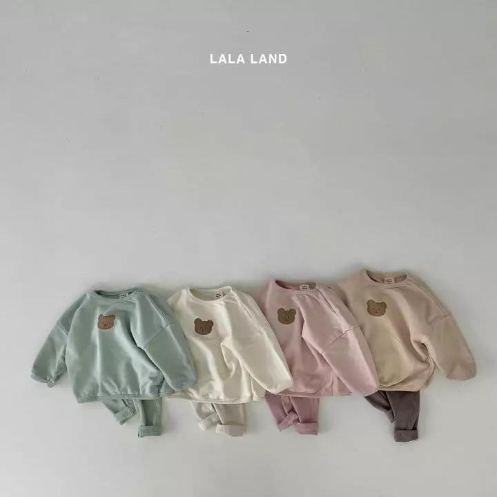 Lalaland - Korean Baby Fashion - #babyoutfit - Bebe Piping Bear Sweatshirt - 5