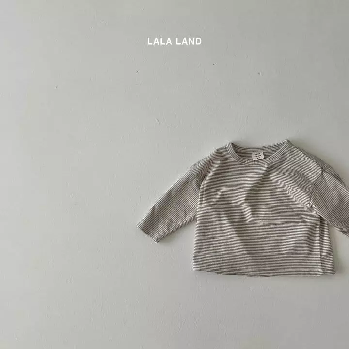Lalaland - Korean Baby Fashion - #babyoutfit - Bebe Small Stripes Tee - 5