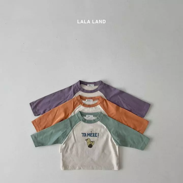 Lalaland - Korean Baby Fashion - #babyoutfit - Bebe Duck Raglan Tee - 3