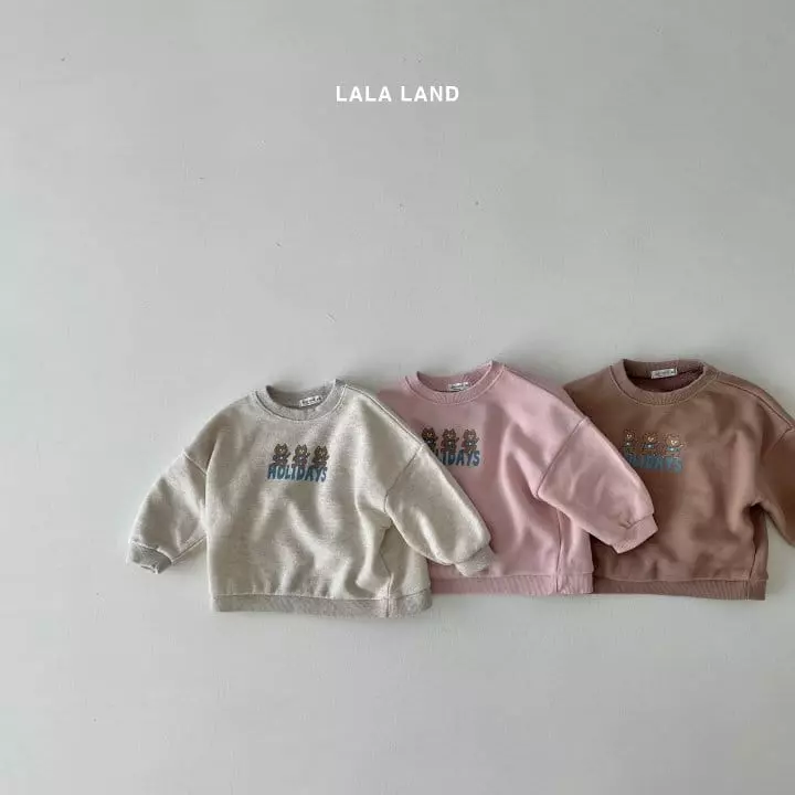 Lalaland - Korean Baby Fashion - #babyoutfit - Bebe Holly Day Sweatshirt