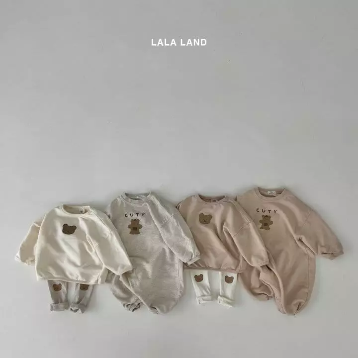 Lalaland - Korean Baby Fashion - #babywear - Bebe Piping Bear Sweatshirt - 7