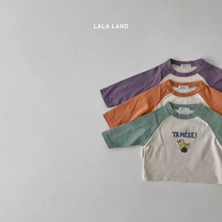 Lalaland - Korean Baby Fashion - #babyoutfit - Bebe Duck Raglan Tee - 4