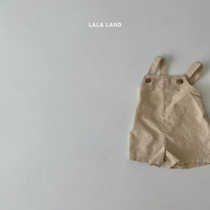 Lalaland - Korean Baby Fashion - #onlinebabyboutique - Bebe Rib Dungarees - 5